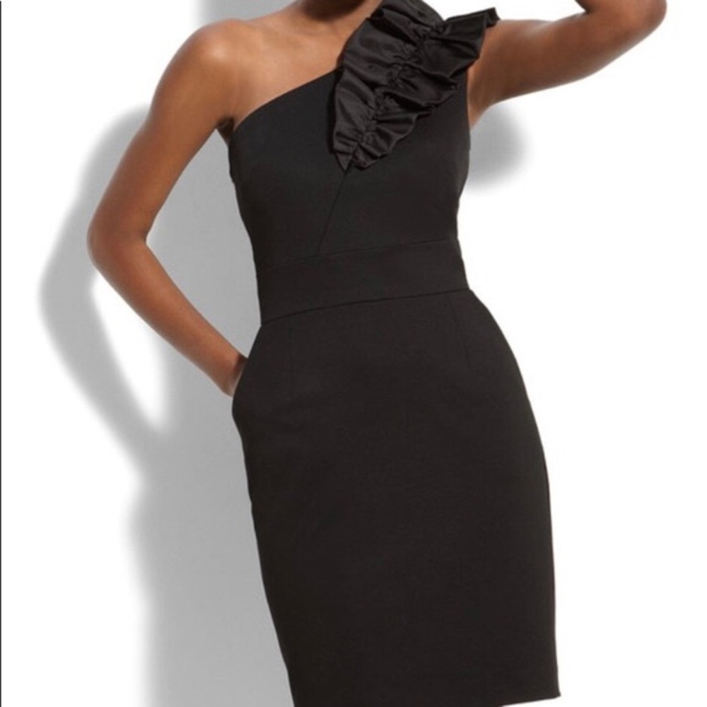 Trina Turk One-Shoulder Knit Dress, Fits 2/4